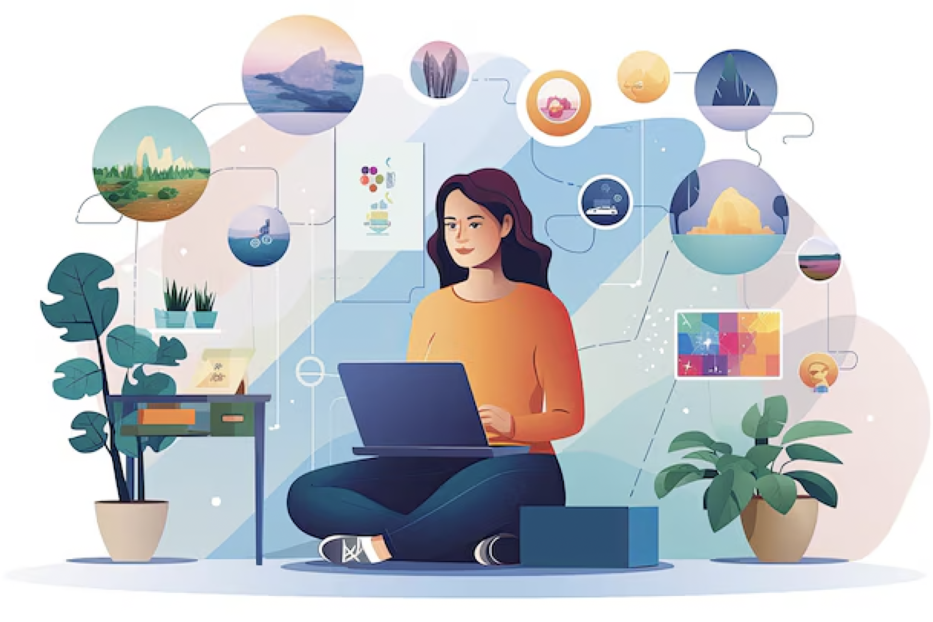 A person working from a home office with a laptop and ergonomic chair, symbolizing productivity in remote work.